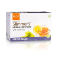 vlcc slimmer s herbal infusion with green tea stress relief sachets no 25 s 